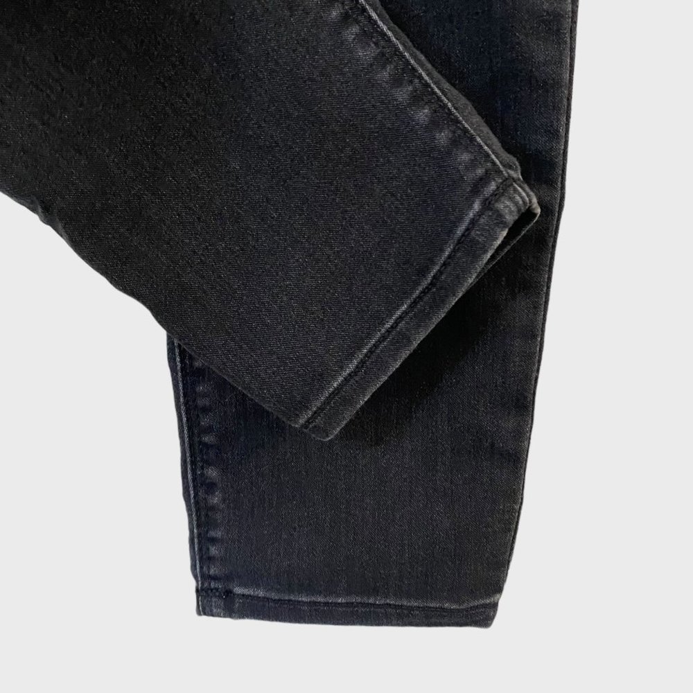 Hudson Krista Super Skinny Ankle Jeans Women's 30 Faded Black Wash Mid-Rise New - Picture 7 of 11
